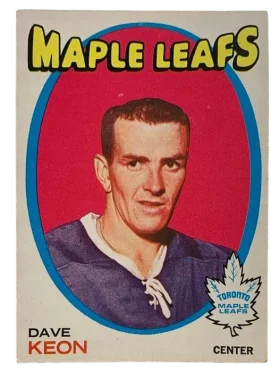 80 Dave Keon 1971 72 O Pee Chee from Front Ex