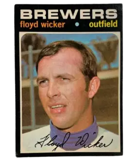 97 Floyd Wicker 1971 O Pee Chee from Front Ex