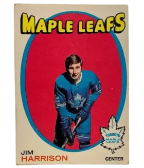 10 Jim Harrison 1971 72 O Pee Chee from Front Vg
