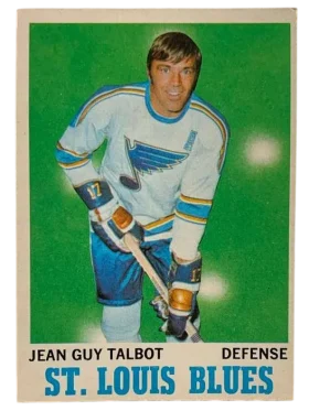 100 Jean Guy Talbot 1970 71 O Pee Chee from Front Ex