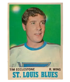 102 Tim Ecclestone 1970 71 O Pee Chee from Front Ex