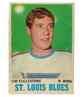 102 Tim Ecclestone 1970 71 O Pee Chee from Front Pr