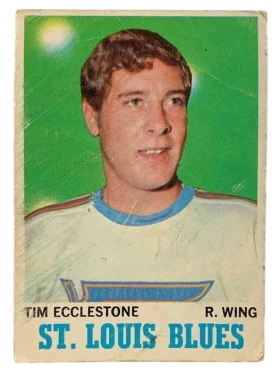 102 Tim Ecclestone 1970 71 O Pee Chee from Front Pr