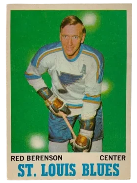 103 Red Berenson 1970 71 O Pee Chee from Front Ex