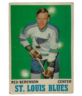 103 Red Berenson 1970 71 O Pee Chee from Front Pr