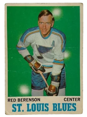103 Red Berenson 1970 71 O Pee Chee from Front Pr