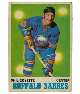 127 Phil Goyette 1970 71 O Pee Chee from Front Vg