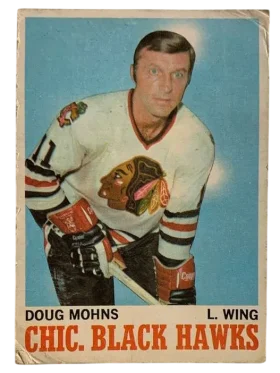 16 Doug Mohns 1970 71 O Pee Chee from Front Pr