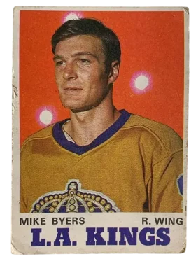 160 Mike Byers 1970 71 O Pee Chee from Front Pr