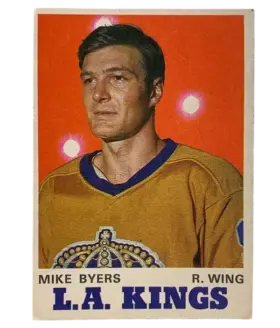 160 Mike Byers 1970 71 O Pee Chee from Front Vg