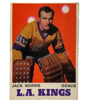 165 Jack Norris 1970 71 O Pee Chee from Front Pr