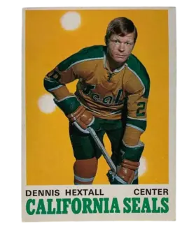 186 Dennis Hextall 1970 71 O Pee Chee from Front Ex