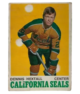 186 Dennis Hextall 1970 71 O Pee Chee from Front Pr