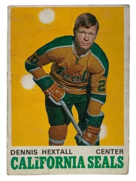 186 Dennis Hextall 1970 71 O Pee Chee from Front Pr