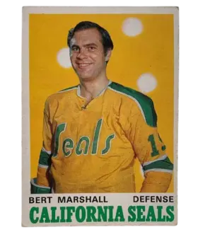 188 Bert Marshall 1970 71 O Pee Chee from Front Vg