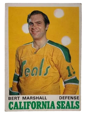 188 Bert Marshall 1970 71 O Pee Chee from Front Vg