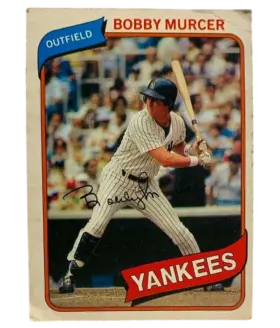 190 Bobby Murcer 1980 O Pee from Chee Front
