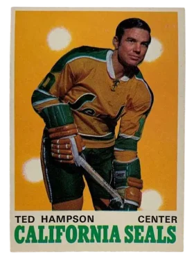190 Ted Hampson 1970 71 O Pee Chee from Front Nm