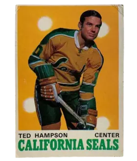 190 Ted Hampson 1970 71 O Pee Chee from Front Pr