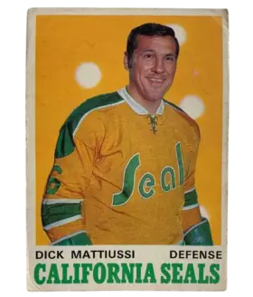 192 Dick Mattiussi 1970 71 O Pee Chee from Front Pr