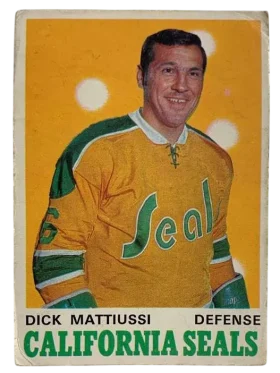 192 Dick Mattiussi 1970 71 O Pee Chee from Front Pr