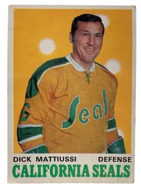 192 Dick Mattiussi 1970 71 O Pee Chee from Front Vg