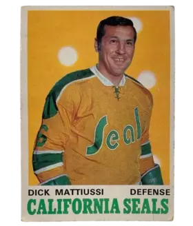 192 Dick Mattiussi 1970 71 O Pee Chee from Front Vg1