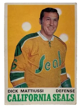 192 Dick Mattiussi 1970 71 O Pee Chee from Front Vg1