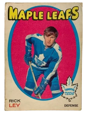 194 Rick Ley 1971 72 O Pee Chee from Front Vg