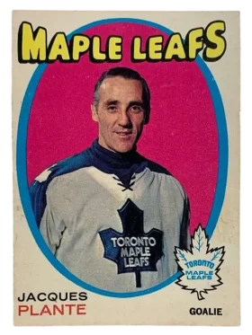 195 Jacques Plante 1971 72 O Pee Chee from Front Ex
