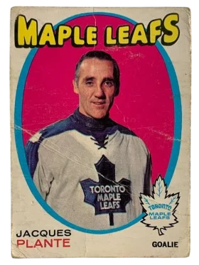 195 Jacques Plante 1971 72 O Pee Chee from Front Pr