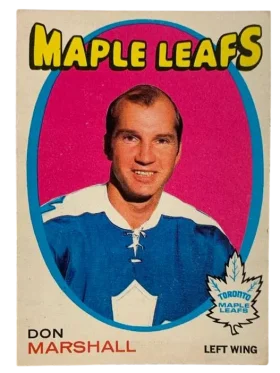 199 Don Marshall 1971 72 O Pee Chee from Front Ex
