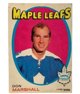 199 Don Marshall 1971 72 O Pee Chee from Front Pr