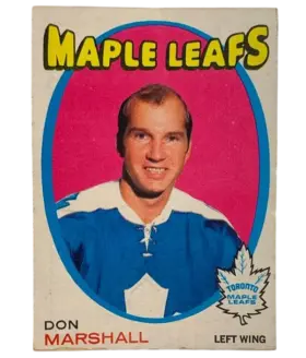 199 Don Marshall 1971 72 O Pee Chee from Front Vg