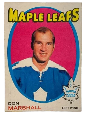 199 Don Marshall 1971 72 O Pee Chee from Front Vg