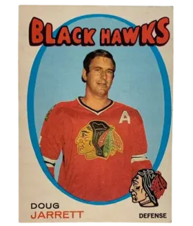 208 Doug Jarrett 1971 72 O Pee Chee from Front Ex
