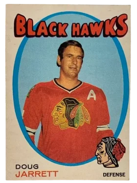 208 Doug Jarrett 1971 72 O Pee Chee from Front Ex