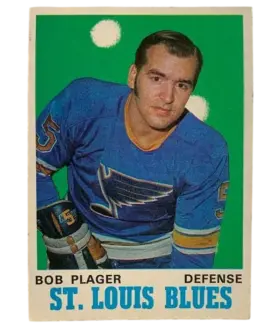 211 Bob Plager 1970 71 O Pee Chee from Front Ex