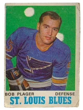 211 Bob Plager 1970 71 O Pee Chee from Front Pr