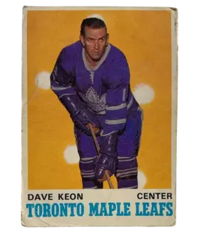 219 Dave Keon 1970 71 O Pee Chee from Front Pr1
