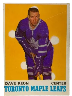 219 Dave Keon 1970 71 O Pee Chee from Front Sc