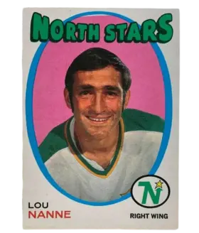 240 Lou Nanne 1971 72 O Pee Chee from Front Ex