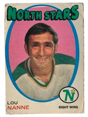 240 Lou Nanne 1971 72 O Pee Chee from Front Pr