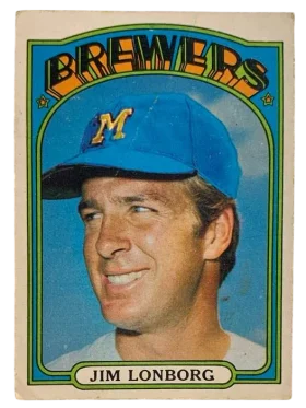 255 Jim Lonborg 1972 O Pee Chee from Front Cr