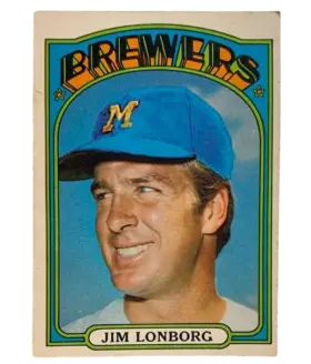 255 Jim Lonborg 1972 O Pee Chee from Front Ex