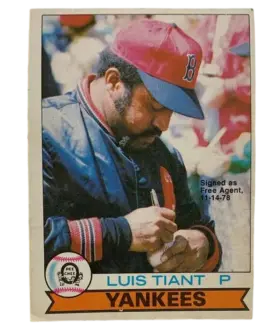 299 Luis Tiant 1979 O Pee from Chee Front