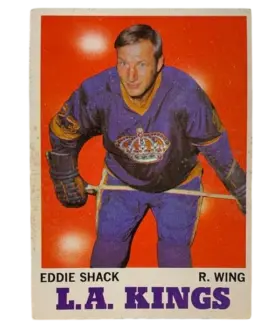 35 Eddie Shack 1970 71 O Pee Chee from Front Ex