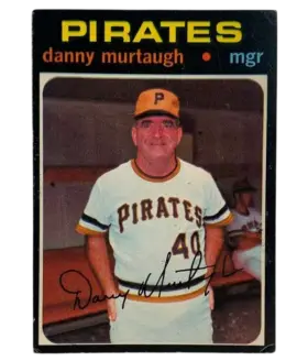 437 Danny Murtaugh 1971 O Pee Chee from Front Vg
