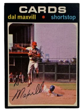 476 Dal Maxvill 1971 O Pee from Chee Front