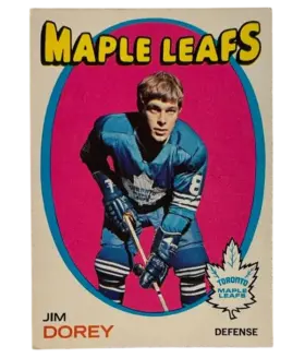 57 Jim Dorey 1971 72 O Pee Chee from Front Ex